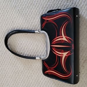 Unique Pinstripe Purse